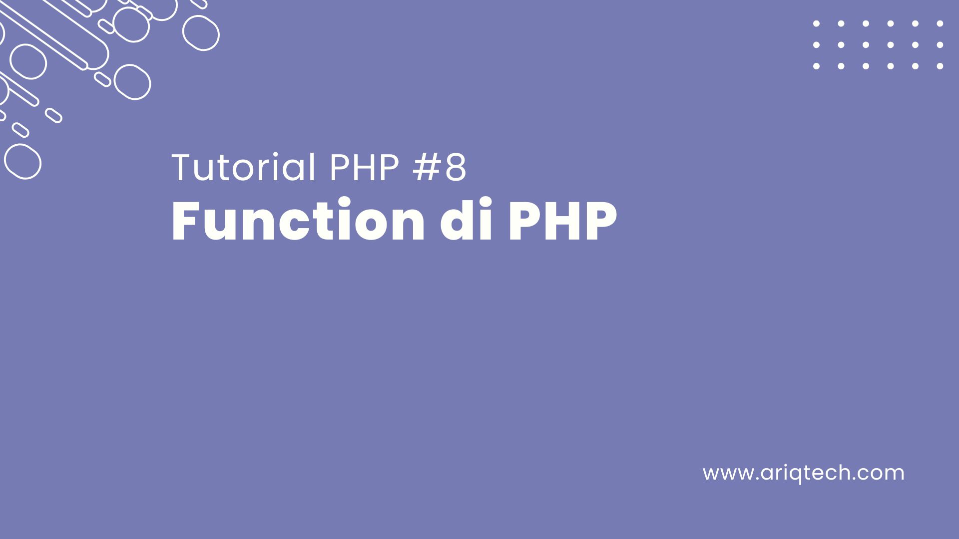 Tutorial PHP #8: Function di PHP